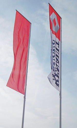 Aste per bandiere con braccio orientabile senza sistema di issata | Deschamps