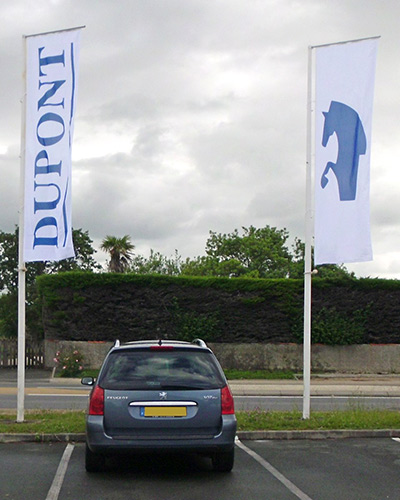 Asta con braccio orientabile senza sistema di issata (PSSH) | Deschamps