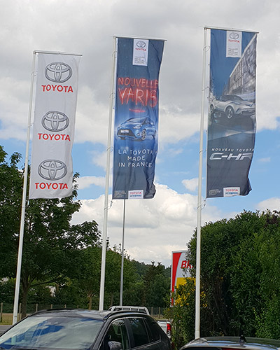 Asta con braccio orientabile con sistema di issata (PASH) | Deschamps