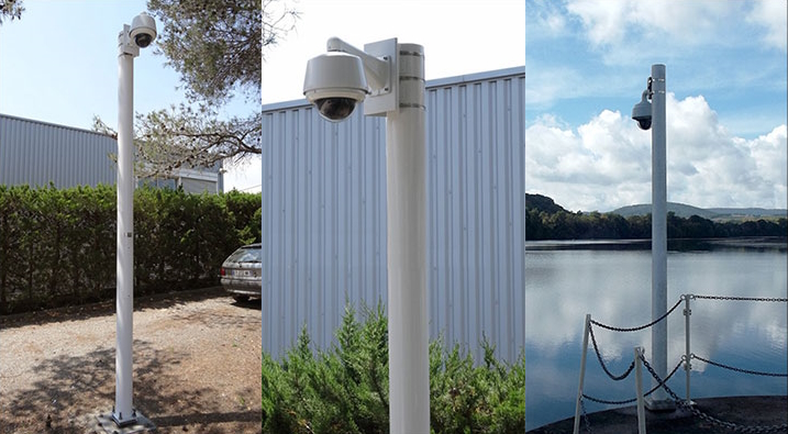 Pali cilindrici per videosorveglianza | Deschamps