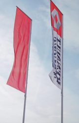 Aste per bandiere PSSH con braccio girevole e senza sistema di issata | Deschamps